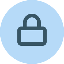 Ein Symbol, das die Privatsphäre darstellt.